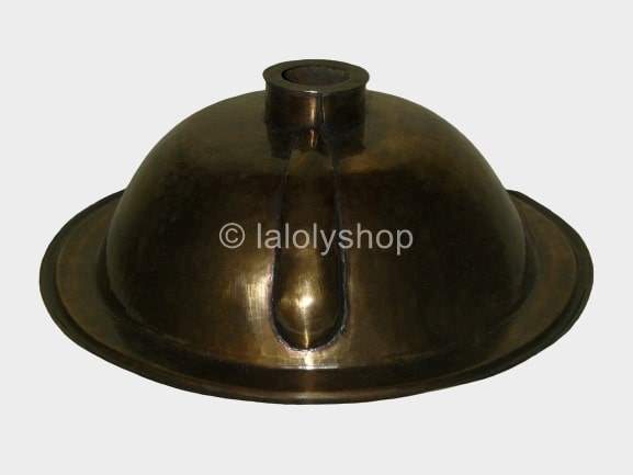 Petite vasque ronde a encastrer bronze 30 cm